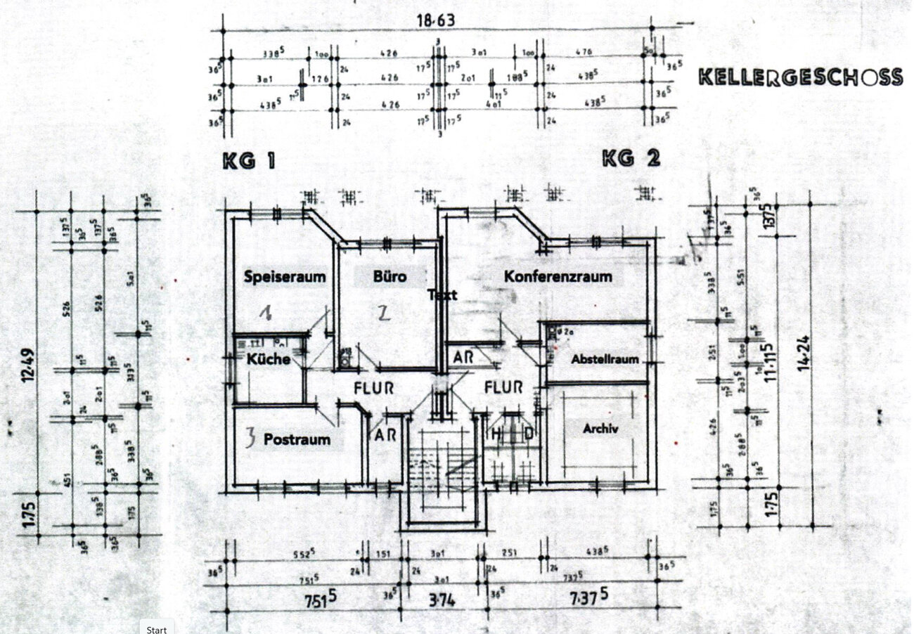 Bürofläche zur Miete 350 € 72,5 m²<br/>Bürofläche Kauernburg Kulmbach 95326