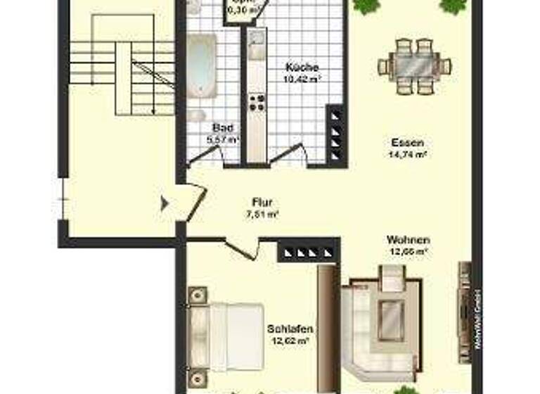 Wohnung zum Kauf 59.500 € 2 Zimmer 65,6 m² 4. Geschoss Geestemünde Bremerhaven 27570