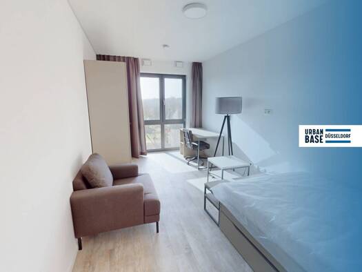 Wohnung zur Miete auf Zeit 684 € 1 Zimmer 28,3 m² frei ab sofort Himmelgeister Straße Bilk Düsseldorf 40225