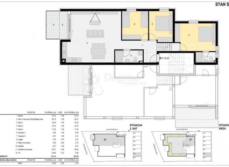 Wohnung zum Kauf 753.420 € 4 Zimmer 119 m² 1. Geschoss Kolan