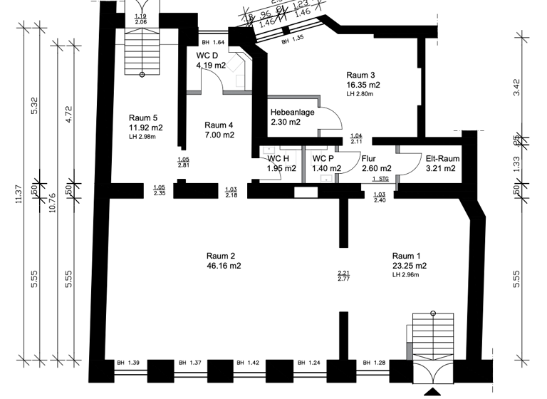 Restaurant zur Miete 2.500 € 120,2 m² Gastrofläche Schleiermacherstraße 9 Kreuzberg Berlin 10961