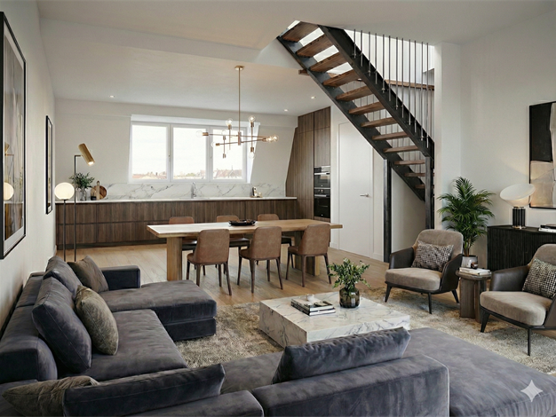 Wohnung zum Kauf - Erstbezug 849.000 € 3 Zimmer 106 m² 4. Geschoss frei ab sofort Kranoldplatz 7 Neukölln Berlin 12051