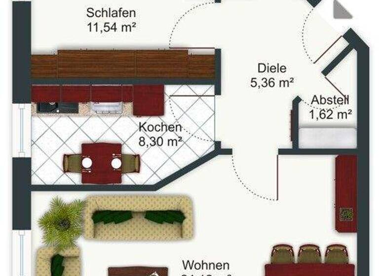 Wohnung zur Miete 725 € 2 Zimmer 57 m² Schrobenhausen 86529