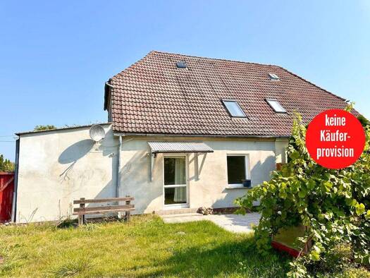 Doppelhaushälfte zum Kauf provisionsfrei 110.000 € 4 Zimmer 80 m² 1.248 m² Grundstück Battinsthal Penkun / Battinsthal 17328