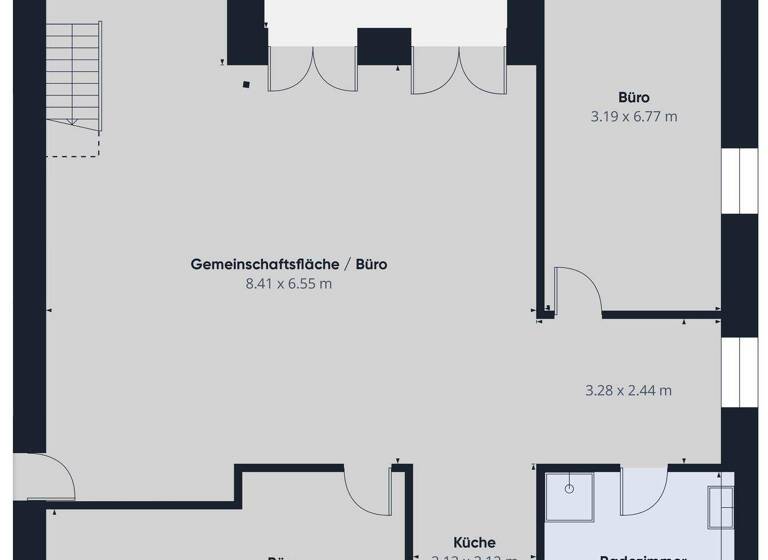 Bürofläche zur Miete - Erstbezug 1.500 € 4 Zimmer 155 m² Bürofläche teilbar ab 20 m² Burgdorf 31303