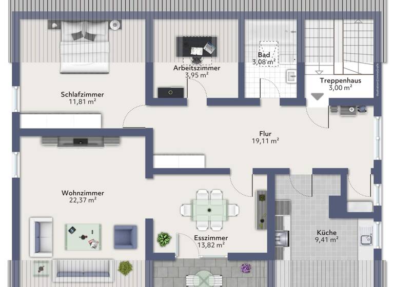 Wohnung zum Kauf 340.000 € 4 Zimmer 104 m²<br/>Wohnfläche Plankstadt 68723