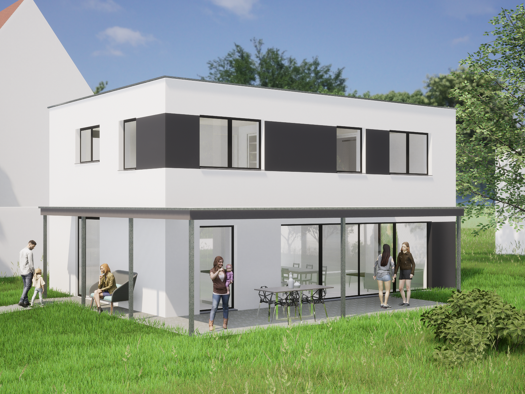 Einfamilienhaus zum Kauf - Erstbezug provisionsfrei 5,5 Zimmer 132 m² Balgheim 78582
