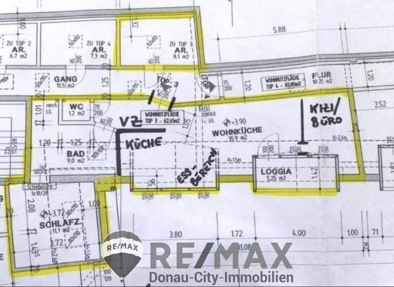 Wohnung zur Miete 714 € 2,5 Zimmer 62 m² frei ab 01.04.2026 Tulln an der Donau 3430