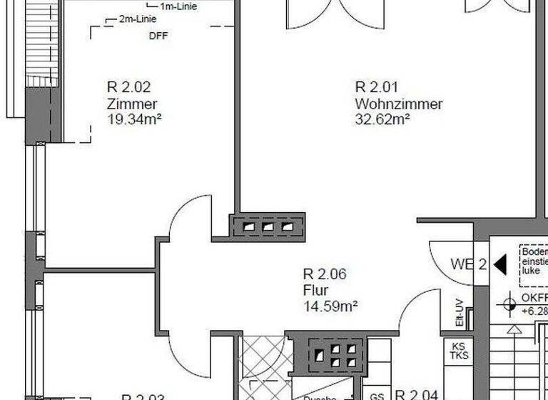 Wohnung zur Miete 2.141 € 3 Zimmer 112,7 m² Bismarckstr. 1 Wannsee Berlin 14109