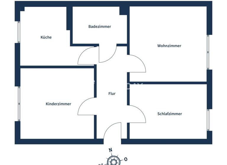 Wohnung zum Kauf 128.000 € 3 Zimmer 63,1 m²<br/>Wohnfläche EG<br/>Geschoss Hamme Bochum 44809