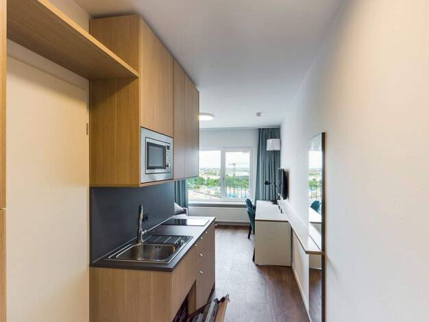 Studio zur Miete 894 € 1 Zimmer 22,4 m² 15. Geschoss frei ab 01.05.2026 Lehrter Straße Moabit Berlin 10557