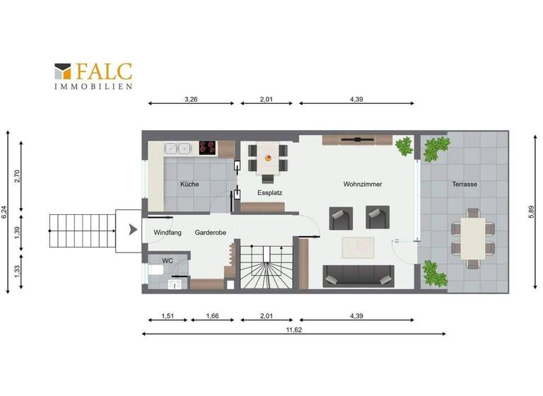 Reihenendhaus zum Kauf 495.000 € 4,5 Zimmer 132,7 m² 374 m² Grundstück Gundelsheim 74831