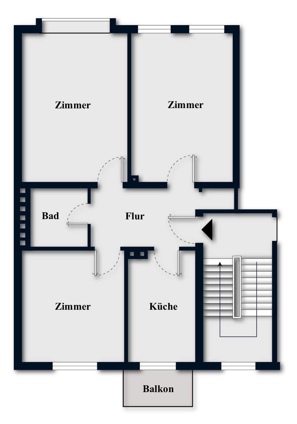 Wohnung zum Kauf 249.000 € 3 Zimmer 70 m²<br/>Wohnfläche 1.<br/>Geschoss Südstadt Hannover 30169