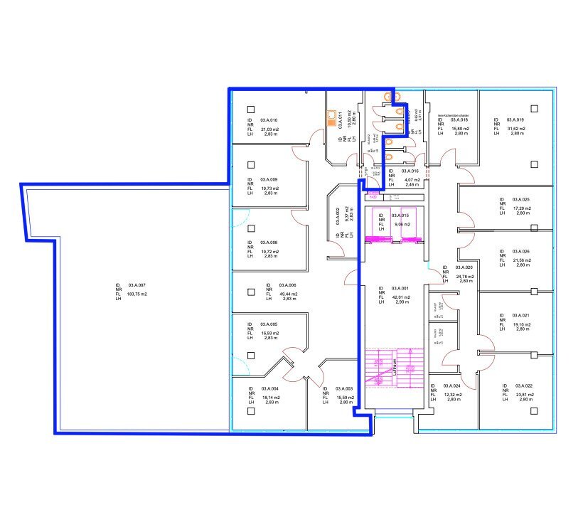 Bürofläche zur Miete provisionsfrei 10,50 € 389 m²<br/>Bürofläche Hausen Frankfurt am Main 60488