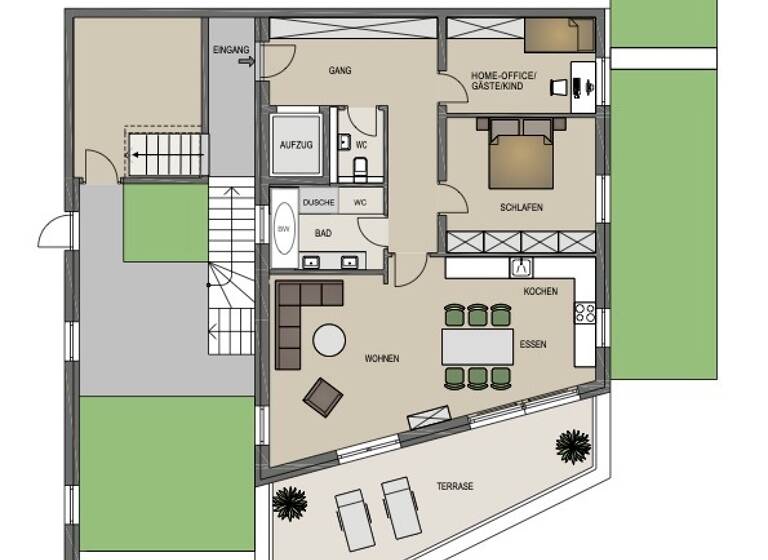 Wohnung zum Kauf - Erstbezug 849.000 € 3 Zimmer 97 m² 1. Geschoss Unterach 4866