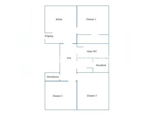 Wohnung zur Miete Tauschwohnung 1.230 € 4 Zimmer 91 m² EG Weiden Köln 50859