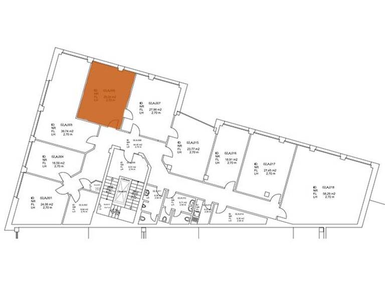 Bürofläche zur Miete 13,50 € 25,2 m²<br/>Bürofläche ab 25,2 m²<br/>Teilbarkeit Walder Straße 51 Hilden 40724