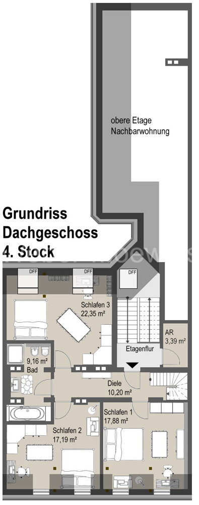 Maisonette zum Kauf 1.290.000 € 4 Zimmer 140,4 m²<br/>Wohnfläche 4.<br/>Geschoss Neustadt - Nord Köln / Neustadt-Nord 50674