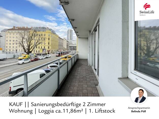 Wohnung zum Kauf 199.950 € 2 Zimmer 62,9 m² 1. Geschoss Brigittenau 1200