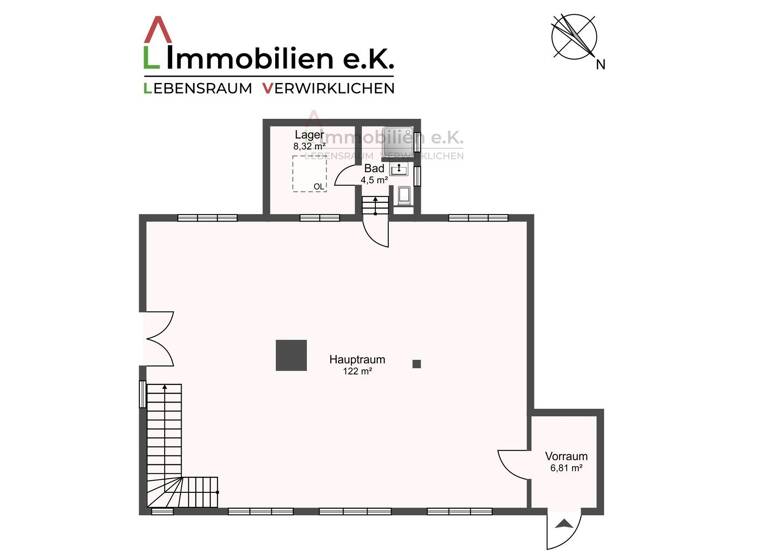 Lagerhalle zur Miete 1.900 € 280 m² Lagerfläche Münster Stuttgart / Münster 70376