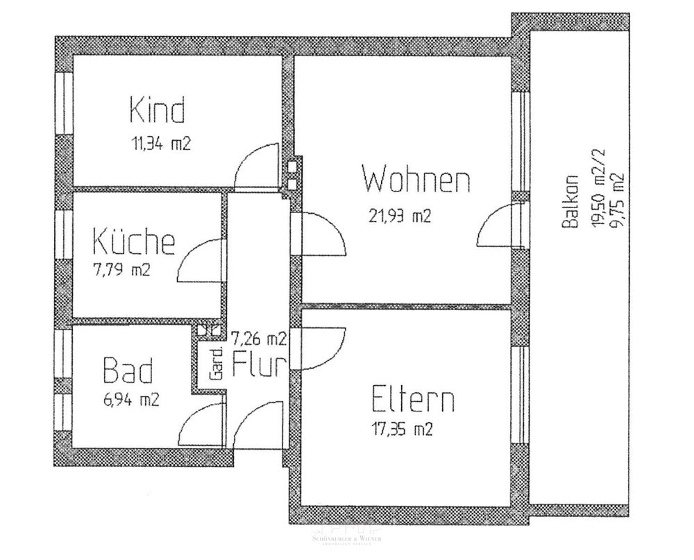 Wohnung zur Miete 1.235 € 3 Zimmer 82,4 m²<br/>Wohnfläche 3.<br/>Geschoss Isarstraße - Lechstraße Regensburg 93057