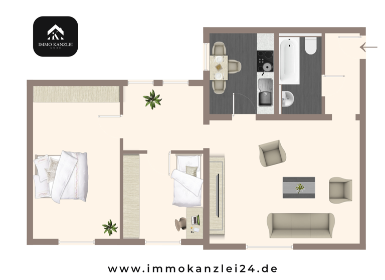 Wohnung zum Kauf 275.000 € 3 Zimmer 74 m² 1. Geschoss Ettlingenweier Ettlingen 76275