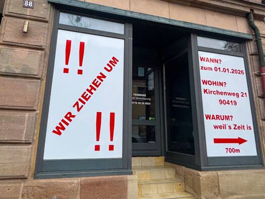 Wohnung zur Miete 1.000 € 3 Zimmer 42 m² frei ab sofort St Johannis Nürnberg 90419