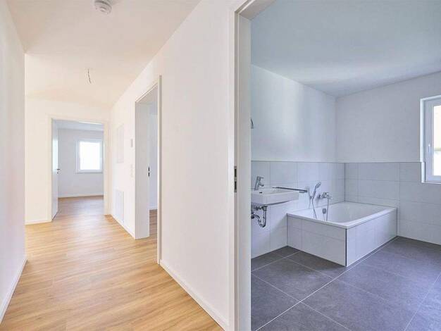 Wohnung zum Kauf - Erstbezug provisionsfrei 440.000 € 3 Zimmer 87,4 m² 1. Geschoss Burgauer Straße 18a Krumbach 86381