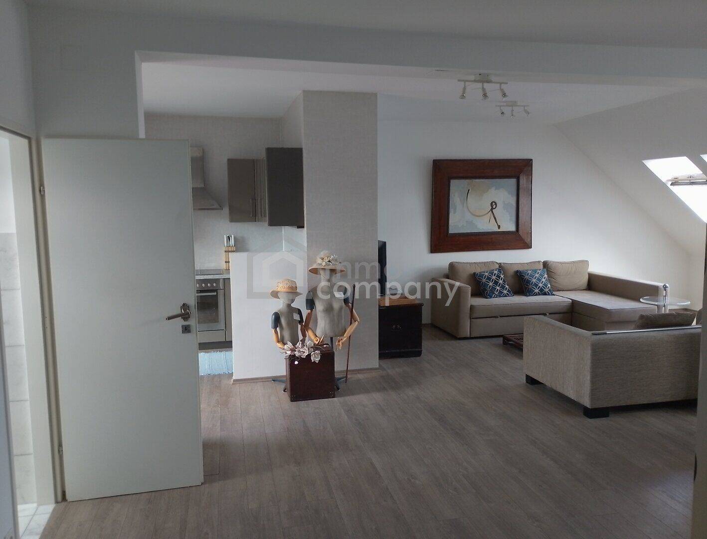 1-roms leilighet, 91 m²