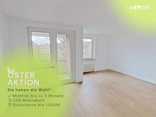 Studio zur Miete 529 € 3 Zimmer 68,7 m² 2. Geschoss frei ab 01.09.2025 Eduard-Mörike-Straße 10 Barenburg Emden 26721