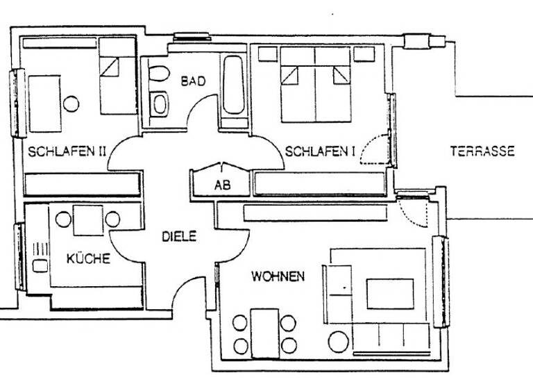 Wohnung zum Kauf 170.000 € 3 Zimmer 83 m²<br/>Wohnfläche EG<br/>Geschoss Niedersedlitz Dresden 01259