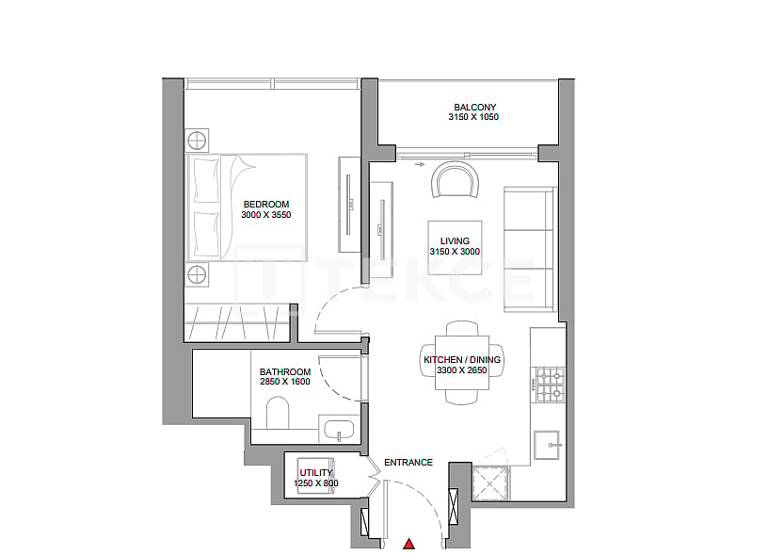 Studio zum Kauf 539.000 € 2 Zimmer 77 m² 27. Geschoss Dubai