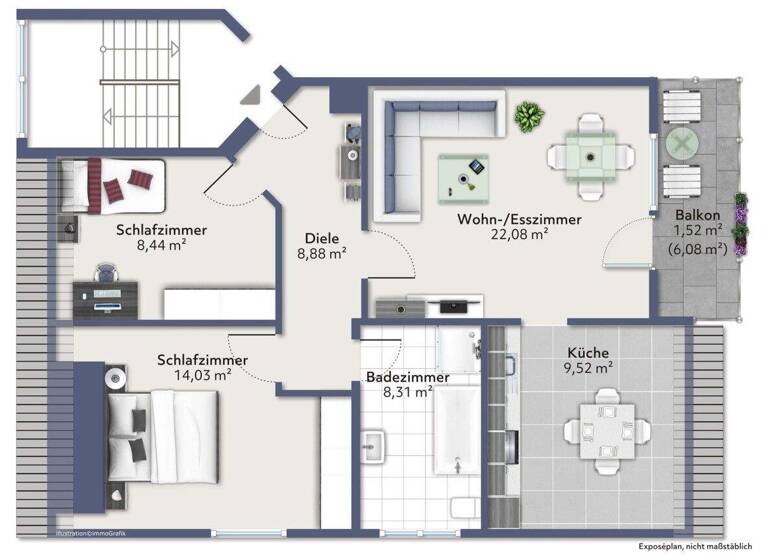 Wohnung zum Kauf 149.000 € 3 Zimmer 71 m² Roden Saarlouis 66740