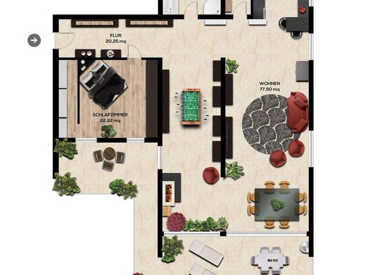 Wohnung zum Kauf 850.000 € 2 Zimmer 137,3 m² Aldrans 6071