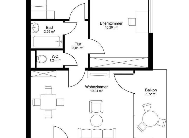 Wohnung zum Kauf 295.500 € 3 Zimmer 59,8 m² 4. Geschoss Itzling Salzburg 5020