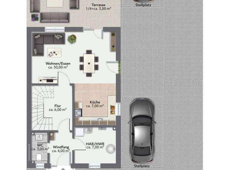 Doppelhaushälfte zum Kauf 595.000 € 4 Zimmer 110 m² 198 m² Grundstück Westerndorf St Peter Rosenheim 83024