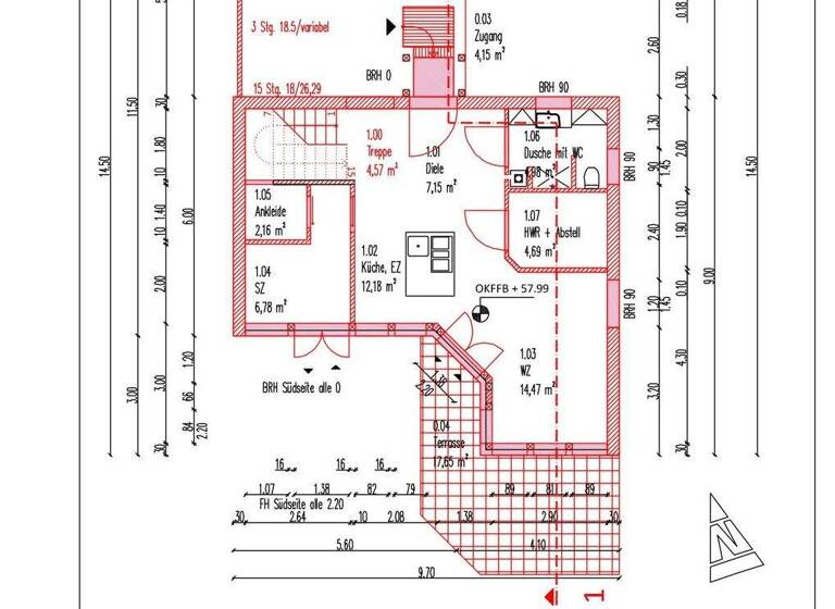 Einfamilienhaus zum Kauf provisionsfrei 462.704 € 5 Zimmer 134,4 m² 250 m² Grundstück Putlitz 16949