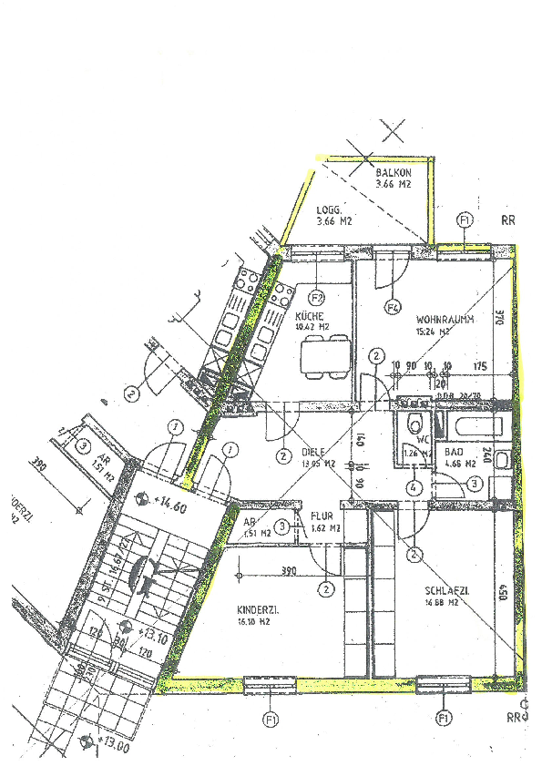 Wohnung zur Miete 779 € 3 Zimmer 76,1 m²<br/>Wohnfläche EG<br/>Geschoss Kaspar-Schwarz-Straße 49,51,53 Freistadt 4240