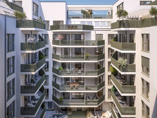 Wohnung zum Kauf - Erstbezug 350.000 € 2 Zimmer 41,7 m² 4. Geschoss Wien 1120