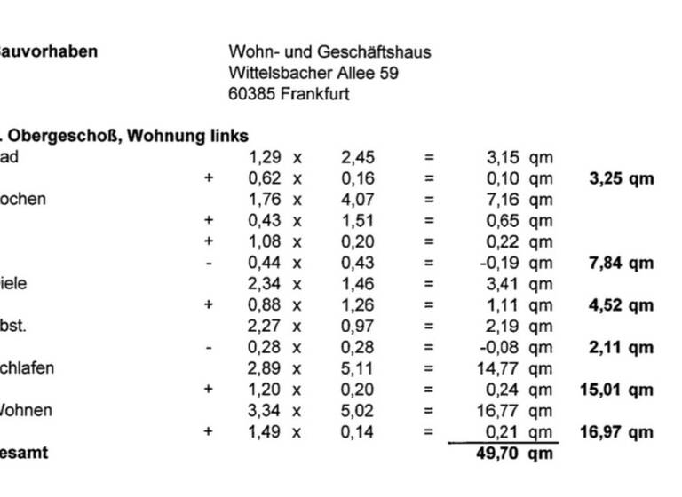 Wohnung zum Kauf 390.000 € 2 Zimmer 50 m² Ostend Frankfurt am Main 60385