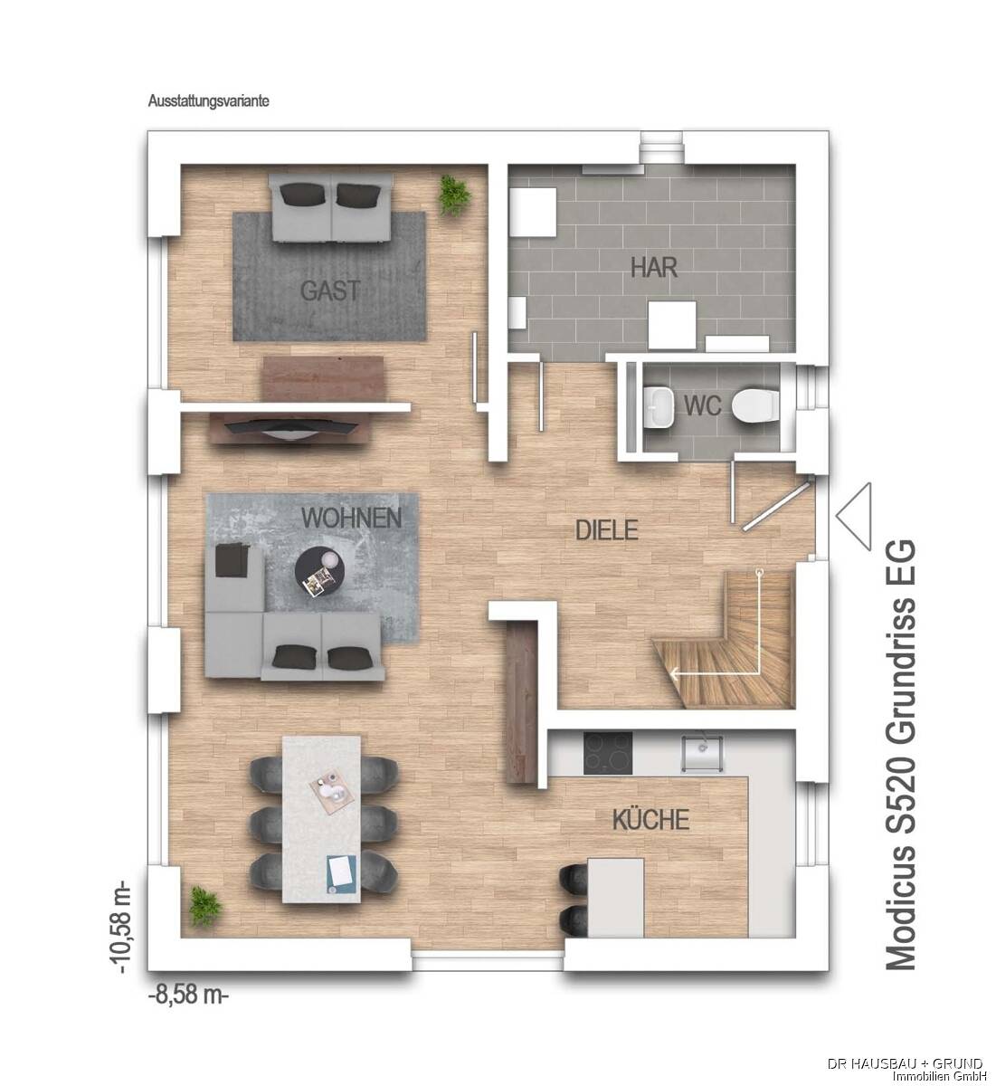 Immobilie in Borstel - Jubiläumshaus S2 - clever bauen, komfortabel wohnen in Borstel bei Sülfeld - Bild 1