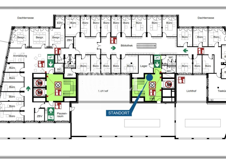 Bürofläche zur Miete provisionsfrei 19,50 € 1.185 m²<br/>Bürofläche Weststadt Heidelberg 69115