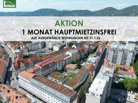Wohnung zur Miete 557 € 2 Zimmer 40,3 m² 2. Geschoss Strauchergasse 5 Lend Graz 8020