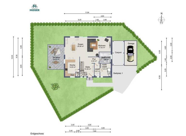 Einfamilienhaus zum Kauf 495.000 € 5 Zimmer 175 m² 495 m² Grundstück Birndorf Albbruck / Birndorf 79774