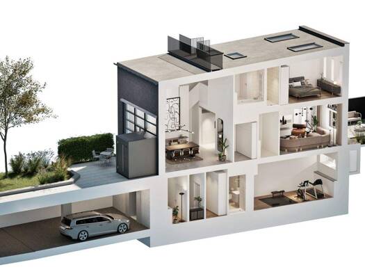 Stadthaus zum Kauf - Neubau provisionsfrei 1.445.700 € 4 Zimmer 136,7 m² Stadtjägerstraße 10 Innenstadt Augsburg 86152