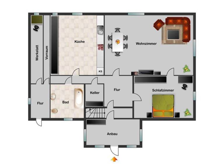 Einfamilienhaus zum Kauf provisionsfrei 120.000 € 4 Zimmer 95 m² 988 m² Grundstück Bokel 24802