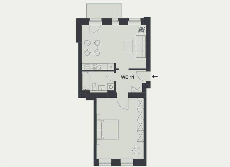 Wohnung zum Kauf provisionsfrei 335.000 € 2 Zimmer 60,7 m² 1. Geschoss Berliner Allee 253 Weißensee Berlin 13088