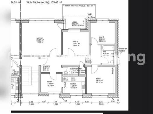 Wohnung zur Miete Tauschwohnung 1.500 € 4,5 Zimmer 103 m² Endenich Bonn 53121