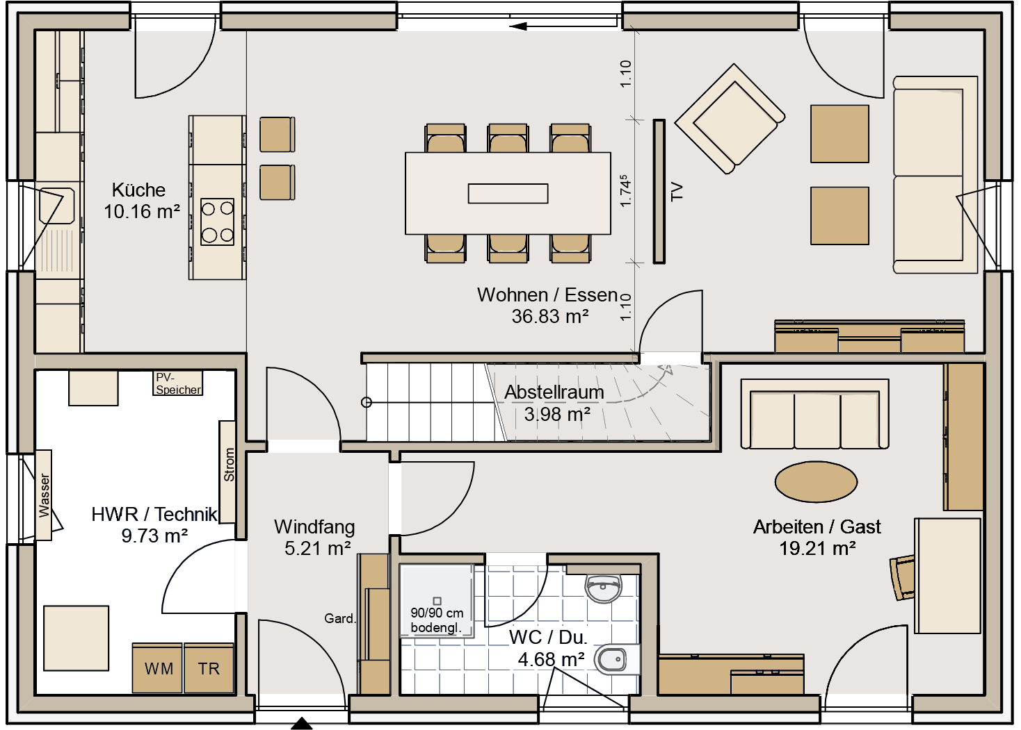 Villa zum Kauf provisionsfrei 444.856 € 172,6 m²<br/>Wohnfläche 710 m²<br/>Grundstück ab sofort<br/>Verfügbarkeit Weisbrunn Eltmann 97483