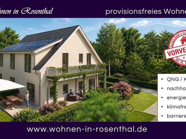 Terrassenwohnung zum Kauf - Erstbezug provisionsfrei 1.150.000 € 5 Zimmer 140,7 m² EG frei ab 15.02.2027 Am Rollberg 12 Rosenthal Pankow 13158
